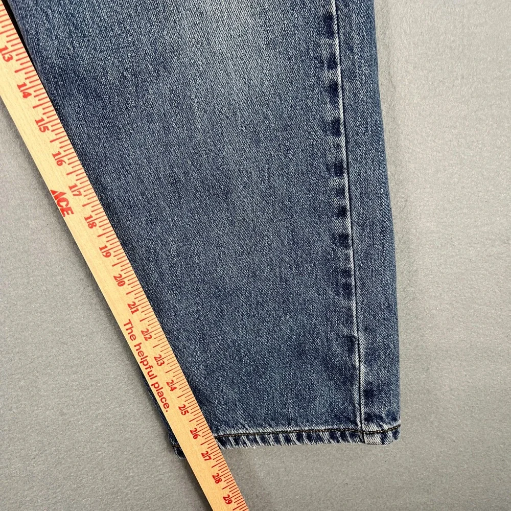VTG Levis 505 Jeans Mens 36x27 Distressed‎ Straight Fit Blue Denim Y2K 2000s